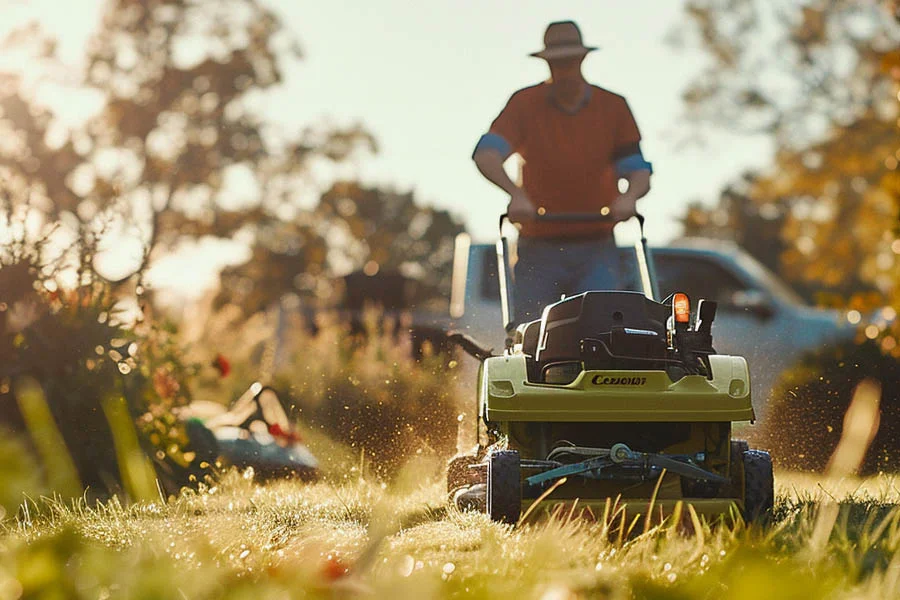push mowers